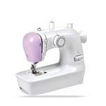 HOME GARDEN Home sewing machine Portable Sewing Machine Basic Easy To Use for Adults and Kids 12 Built-in Stitches 2 Speeds Double Multifunction Electric Handheld Mini Sewing Machine