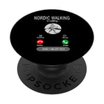 Nordic Walking is calling - Pole Walking Nordic Walking PopSockets Swappable PopGrip