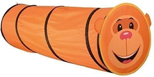 Monkey Pop Up Play Tunnel for Children Indoor Outdoor Kids Crawling Tent