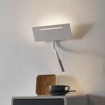 ACB ILUMINACIÓN Ariel – valkoinen LED-seinävalaisin ja lukuvalo