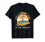 End of School Bash Let the Summer Fun Begin Retro Teacher T-Shirt