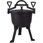 Cast Iron Cauldron Dutch Oven with Legs 4l KAWMET