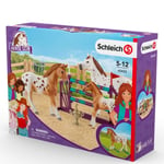Schleich Horse Club Lisa's Tournament Training Accessories Toy Playset 3 Horses