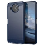 NOKOER Case for Nokia 8.3 5G, TPU Slim Phone Case, Flexible Material Air Cushion Anti-Drop Design Cover [Anti-Fingerprint] Silicone Case - Blue