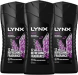 Lynx Shower Gel Excite Crisp Coconut & Black Pepper Men 250ml x 3