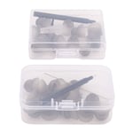Hearing Amplifier Plugs Double Layers Silicone Ear Plug Tips Dome Set With C GF0