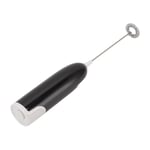 (Black White)Electric Handheld Milk Frother Easy To Clean Powerful Battery