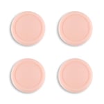 eXtremeRate PlayVital Switch Joystick Caps, Switch Lite Thumbstick Caps, Silicone Analog Cover Thumb Grip Rocker Caps for Nintendo Switch Joy-Con Controller & Switch Lite, 4 Pcs Mandys Pink