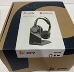 Poly Voyager Focus 2 UC USB-A Active Noise Canceling Headset with Charging Stand