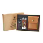 LAGUIOLE - Laguiole 40268486 Pince Multifonctions (8 Fonctions) en Acier Inoxydable avec Manche en Bois de Pakka et Etui en Cuir Marron