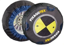 FIX & GO TEX FIXGOTEX-A Textile Snow Chain, Set of 2