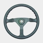 Dometic Båtratt motorbåt Champion, plast, Ø340 mm, med nav, passar 3/4" (19 mm) rattaxel, svart