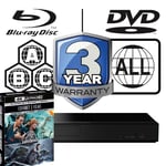 Panasonic Blu-ray Player DP-UB159 MultiRegion 4K Jurassic World 2 Collection