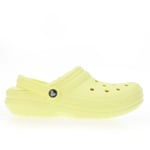 Women's Shoes Crocs Adults Classic Lined Clog Slip on in Yellow