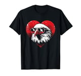 Bald Eagle Heart - Vintage Cool Eagle Bird Lover T-Shirt