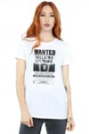 Bellatrix Lestrange Wanted Poster Cotton Boyfriend T-Shirt