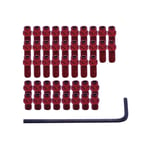 DMR FlipPin 44 Steel Replacement Pedal Pins for Vault Pedals - Red