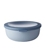 Mepal - Bol multi-usage Cirqula - Nordic blue - capacité 1250 ml - couvercle amovible - incassable - étanche – stockage au congélateur, stockage à froid – passe au lave-vaisselle