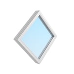 Energi Aluminium Diagonalt fönster, kvadrat 11 x 11