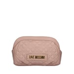 Love Moschino Women's Fall Winter 2021 Collection Shoulder Bag, Pink, 18X27X9