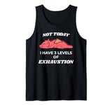 Kawaii Dragon 3 Levels of Exhaustion Tabletop Dungeons Tank Top
