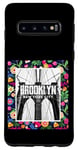 Galaxy S10 Enjoy Cool Floral Brooklyn Bridge New York City USA Skyline Case