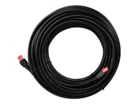 Goobay - Patch-Kabel - Rj-45 (Hane) Till Rj-45 (Hane) - 60 M - Utp - Cat 6 - Startad, Utomhus, Fast - Svart