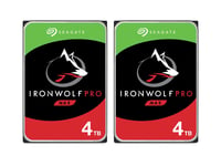 Seagate IronWolf Pro 7200rpm 3,5" HDD NAS 2 x 4TB
