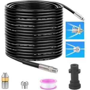 Tuyau Déboucheur 10 M Pour Karcher - Kit Furet Haute Pression 400 Bars Pour Canalisations