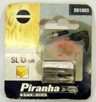 Black and Decker Piranha X61003 2 Bit Pack 6mm SL Flat Slotted Head Screwdriver