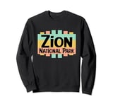 Classic Zion National Park Retro US National Parks Nostalgic Sweatshirt