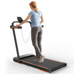 APP & Remote Control 2 in 1 Folding Treadmill Walking Pad with LCD Display