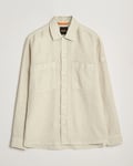 BOSS ORANGE Locky Linen Overshirt Light Beige