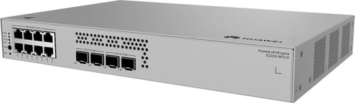 HUAWEI eKit S220S Series S220S-8P4JX hanterad L2 Gigabit Ethernet (10/100/1000) Strömförsörjning via Ethernet (PoE) stöd 1U Grå