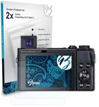 Bruni 2x Protective Film for Canon PowerShot G5 X Mark II Screen Protector