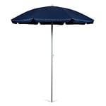 PICNIC TIME ONIVA – Une marque – Parasol de plage d'extérieur de 1,5 m, petit parasol de terrasse, parasol de chaise de plage, (bleu marine)