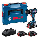 Bosch Professional Sladdlös Slagborrmaskin Gsb 18v-90 C 3x4ahpc+gal18v-40 L-boxx