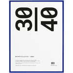 Paper Collective-Ramme Blå / Akrylglas, 30x40 cm