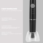 (Black)Adult Tooth Brush Electric Toothbrush High Frequency Sonic Vibration