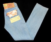 * LEVI'S * Men's NEW Vintage 501 Jeans 30"W X 34"L Light Blue Made in the UK