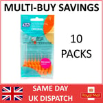 TePe Interdental Brushes 0.45mm ORANGE 10 PACKETS !