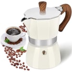 Moka Espresso 3-koppars espressobryggare, Moka Premium Aluminium Manuell Kubansk Kaffeemaskin