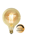 Star Trading - LED-lampa E27 G125 Vintage Gold