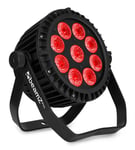 BeamZPro WBP912IP Batt PAR IP65 9x 12W 6in1, Utomhus LED spotlight ALUMINIUM IP65 BATTERI LED PAR 6-I-1 LYSDIODER