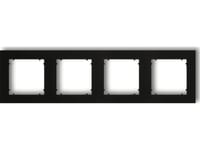 Karlik Mini Ram Fyrdubbel Matt Svart (12Mr-4)