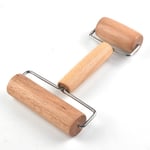 Liten kavel, trädegrulle, non-stick pizzarulle, degbakarrulle woodendouble-ended