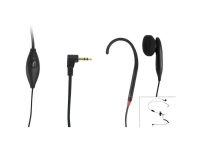 Geemarc CLHOOK5 Telefon öronfritt headset med kabel svart volymkontroll