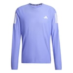 adidas Löpartröja Own The Run - Blå Långärmad, storlek X-Large