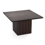 BIRGER Tangent soffbord ek rökt 75x75 cm