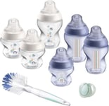 **Tommee Tippee Baby Bottle Set of 8 pc Starter Set Breast-Like Teat Anti Colic